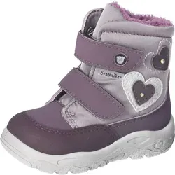 Ricosta MADDI dolcetto/purple Kinderstiefel mit Blinklicht - Wasserdichte und atmungsaktive Stiefeletten für Mädchen, mit blinkenden LEDs und warmem Futter – ideal für kalte Tage und kleine Abenteuer.