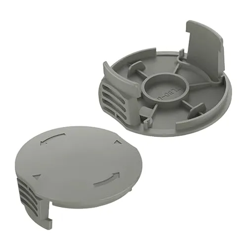 CHIHOLEN 2 Stück Rasentrimmer Spulenabdeckung Kompatibel Mit Bosch F016F05320,Ersatz Trimmerkappe für Bosch Art 23 SL/26 SL,EasyGrassCut 23/26/18/18-230/18-260/18-26(2 Kappe)