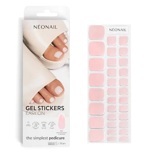 NÉONAIL Nagelfolie UV Härtend - Gel Stickers Easy On - UV Gel Strips - Fingernägel zum Aufkleben - Nagelsticker - Nagellackstreifen - Nagelaufkleber - Aufkleber Nägel - P05