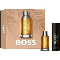 Hugo Boss Boss The Scent Geschenkset 50ml EDT & 150ml Deospray - Eau de Toilette Geschenkset für Herren mit 50ml EDT und 150ml Deospray. Verführerischer Duft mit maskulinen Noten von Ingwer und Leder, ideal für den modernen Mann.