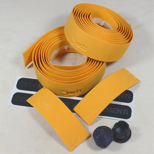 Deda Elementi Lenkerband - Farbe Intense Ochre Ocker - mit Lenkerstopfen