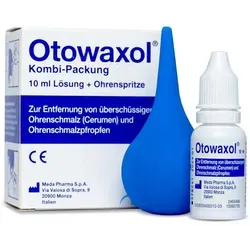 Otowaxol Kombi-Packung zur sanften Ohrenreinigung - Arzneimittel zur effektiven Entfernung von Ohrenschmalzpfropfen, sanft zur Haut und fördert die Selbstreinigung des Gehörgangs.