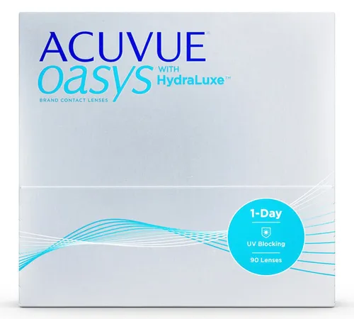 Johnson And Johnson ACUVUE® OASYS 1-Day mit HydraLuxe™ Technologie - Tageslinsen für hohen Tragekomfort, ideal für digitale Geräte. Mit HydraLuxe Technologie für ein ermüdungsfreies Tragegefühl und UV-Schutz.