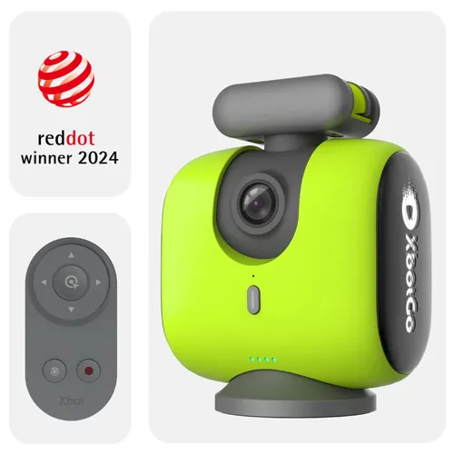 XbotGo Chameleon 4K Sports Kamera mit AI Auto Tracking – Grün - Videokamera für Action-Sportarten mit 4K Ultra HD Auflösung, praktischer App-Steuerung und innovativem Auto-Tracking für unvergessliche Aufnahmen.