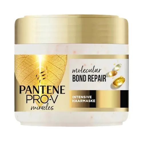 Pantene Pro-V Miracles Molecular Bond Repair Haarmaske - SHAMPOO & SPÜLUNG: Tiefenwirksame Haarpflege mit Biotin für extrem trockenes und geschädigtes Haar – repariert Haarbindungen und sorgt für gesunden Glanz.
