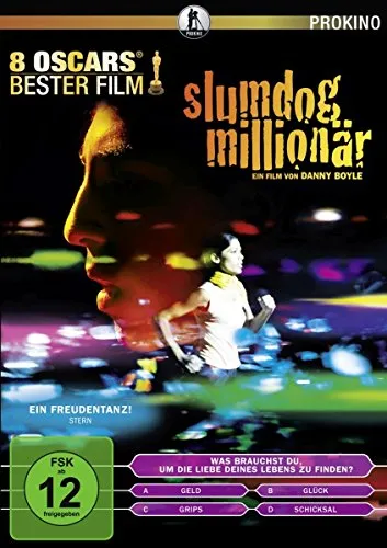 DVD Slumdog Millionär - NEU! OVP! - Film- und Fernseh-Titel: Slumdog Millionär, preisgekrönter Film von 2009, in Deutsch und Englisch, ideal für Filmfans und Sammler.