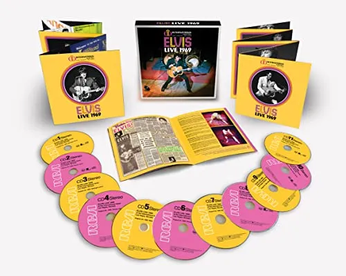 ELVIS PRESLEY - LIVE 1969 11 CD NEU - Musik-CDs, Erleben Sie die legendären Live-Auftritte von Elvis Presley 1969 in hochwertiger Audioqualität.