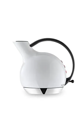 BUGATTI Giulietta Wasserkocher – stilvoller Edelstahl mit 1,2 l Volumen - Wasserkocher aus 18/10 Edelstahl mit kugelförmigem Design, 1,2 l Fassungsvermögen und Antikalkfilter. Ideal für stilbewusste Küchen und als dekoratives Element.