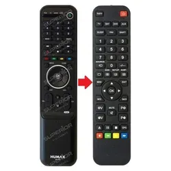 Ersatz Fernbedienung für Humax RM301 RM 301 ICORD-HD - Fernbedienung für Humax Modelle, 100% kompatibel mit allen Funktionen des Originals. Ideal zum einfachen Austausch und für eine sofortige Nutzung ohne Programmierung.