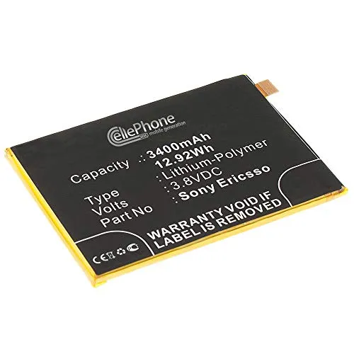 cellePhone Akku Li-Polymer kompatibel mit Sony Xperia Z5 Premium (Ersatz für LIS1605ERPC)