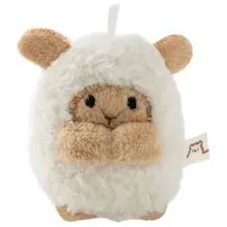 NICI-Kuscheltier Schaf Wools 5cm an Header Karte - Beige