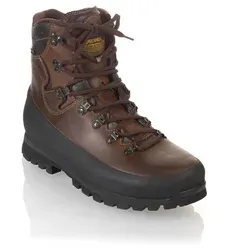 Meindl Dovre MFS Wide GTX Bergschuhe – UK 7,5 / EU 41,5 – Braun - Der Meindl Dovre MFS Wide ist ein robuster Jagdschuh für breite Füße. Mit wasserdichter GORE-TEX® Membrane und anpassbarem MFS-System bietet er perfekten Komfort und Halt auf jedem Terrain.