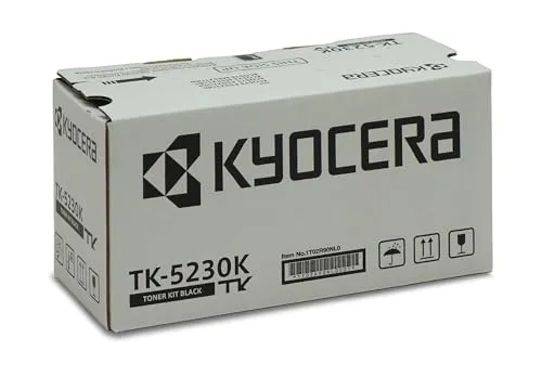 Kyocera TK-5230K Original Toner Schwarz - Tonerpatronen für ECOSYS M5521cdn und P5021cdn, sorgt für exzellente Druckqualität und ist umweltfreundlich mit bis zu 2.600 Seiten Reichweite.