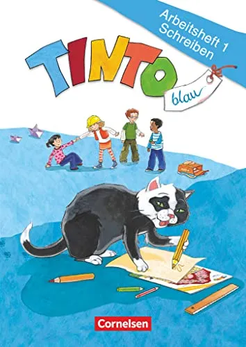 Tinto 1 - Blaue JÜL-Ausgabe - 1. Schuljahr: Arbeitsheft 1 Schreiben - Inkl. Buchstabenhaus