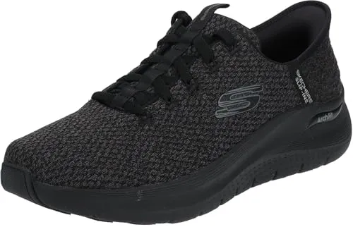 Skechers Herren Arch Fit 2.0 Look Ahead Sneaker - Schwarz, 41 EU - Herren-Sneaker mit Arch Fit Technologie für optimalen Komfort, maschinenwaschbar und vegan.