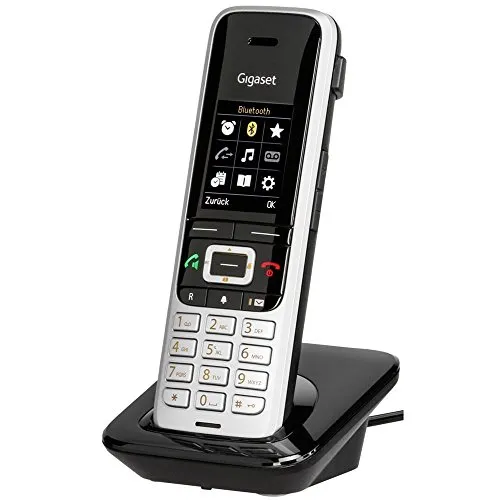 Gigaset S850H Schnurlostelefon - Farbdisplay & Freisprechen - Festnetztelefon; HDSP Klang, erweiterbar um bis zu 6 Mobilteile, ideal für Familien mit Baby-Alarm Gegensprechfunktion und 500 Kontakte im Telefonbuch.