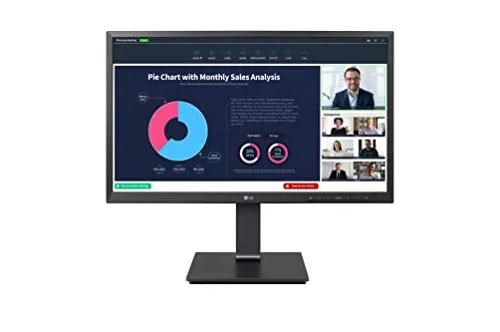 LG 24BP750C-B Business Monitor - 23,8 Zoll Full HD, IPS-Panel für brillante Farben und breite Betrachtungswinkel, ideal für professionelle Anwendungen