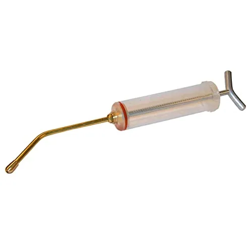 Kerbl 23491 Eingabespritze 400 ml - Europlex Drencher für Gebährmutterspülung - Fütterungs- & Aufzuchttechnik, hochwertige Materialqualität für eine flexible und robuste Anwendung in der Tiermedizin.