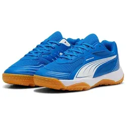 PUMA Unisex Kinder Solarflash III Jr Indoor Court Shoe - Hallenschuhe für Jungen mit hervorragender Stabilität dank StabilitySkeleton und atmungsaktivem Ventair Mesh, ideal für sportliche Aktivitäten drinnen.