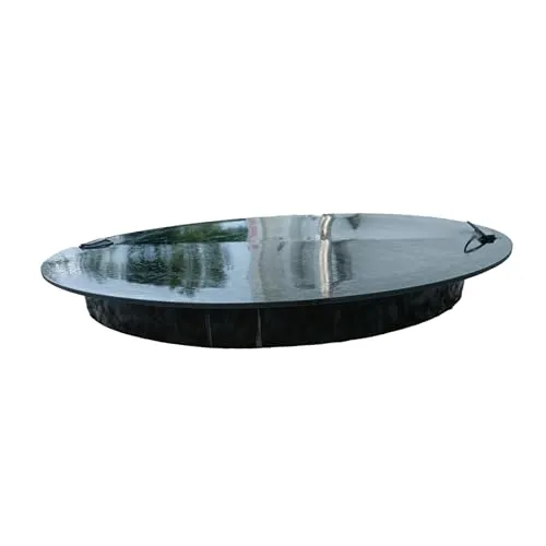 Varile Schachtdeckel DN1000 - 200kg belastbar, leicht und universell - Kunststoff Schachtdeckel für DN1000 Schächte, belastbar bis 200kg. Leicht zu montieren und werkzeuglos abnehmbar, ideal für Gartenentwässerung.