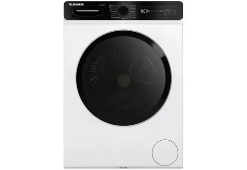Telefunken Waschtrockner WT96ADW - 9 kg Waschen, 6 kg Trocknen - Waschtrockner mit 9 kg Wasch- und 6 kg Trockenkapazität, energiesparendem Inverter Motor und 15 Programmen für optimale Textilpflege – ideal für moderne Haushalte.
