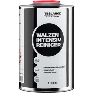 Teslanol Walzenreiniger Walzenintensivreiniger, für Schreibwalzen, schnelle Verdunstung, 1 Liter