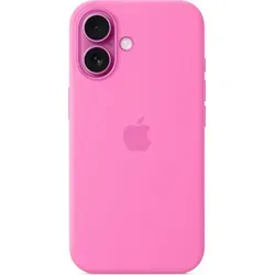Apple iPhone 16 Silikon Case mit MagSafe, pfingstrose - Hochwertige Apple Schutzhülle für iPhone 16, mit MagSafe-Kompatibilität für einfaches Anbringen und kabelloses Laden, sorgt für optimalen Schutz und stilvolles Design.