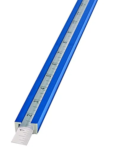 KREG® C-Profilschiene "Mini Trak" - Sonstige Elektroinstallationsartikel - Blau eloxierte Profilschiene für flexible und stabile Werkstückbefestigung und Führung im Arbeitstisch.