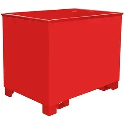 BAUER Südlohn Kasten C 80 für Stapler, Feuerrot - Zubehör für Landwirtschaft, robuster und farbenfroher Kasten für effiziente Transportlösungen auf dem Hof.