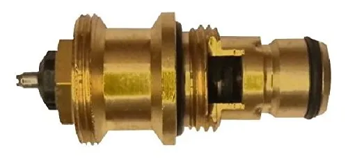 KERMI Ventileinsatz ZV00630001 - 2-Port Kugelventil aus Edelstahl - Heizkörper Ventileinsatz, ersetzt V1K und ZV00520003, sorgt für zuverlässige Heizungssteuerung und Langlebigkeit durch Edelstahl.