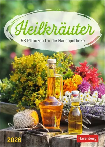 Patricia Caspari | Heilkräuter Wochenkalender 2026 - 53 Pflanzen für die...