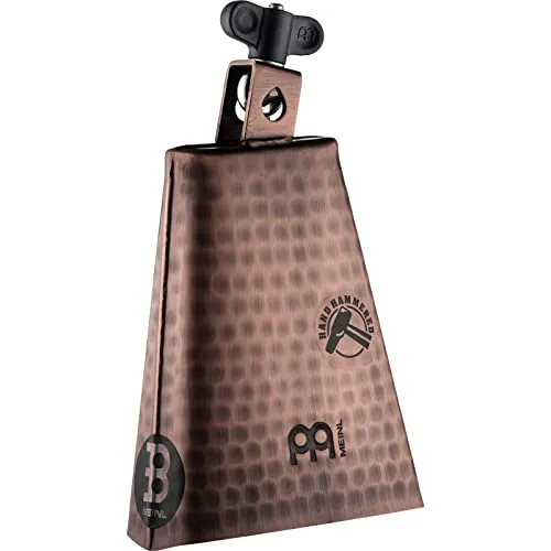 Meinl Percussion Hammered Timbales Cowbell - Mittelgroßes Aufschlagidiophon - Länge 6,25 Zoll - Montierbar - Handgehämmert - Kupfer, Natur (STB625HH-C)
