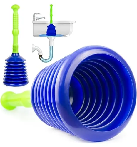Luigi's großer Pömpel für Abfluss & WC - Effektiver Abflussreiniger für schnelle Lösungen - Luigi's großer Pömpel für Abfluss & WC bietet eine überlegene Reinigungskraft. Mit 8-fachem Luftvolumen befreit er Abflüsse in Sekundenschnelle von Verstopfungen – ideal für Küche und Bad. Einfach zu reinigen und anwenden!