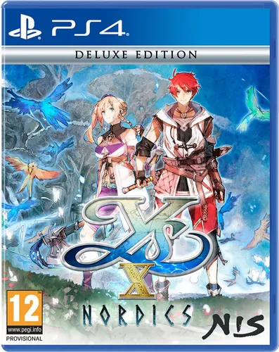 Ys X Nordics Deluxe Edition - PS4 - Abenteuer-Rollenspiel mit Adol und Piratin Karja. Erlebe spannende Kämpfe und Seefahrt im Obelia Gulf. Deluxe Edition mit Soundtrack und Mini-Artbook!