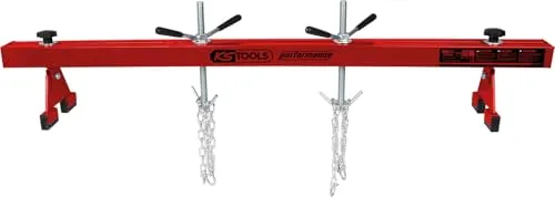 KS Tools 160.0265 Performance Motorbrücke, 500 kg - Autoteile - Ideal für Montage und Demontage von Motoren, belastbar bis 500 kg mit robuster Konstruktion und 360° drehbaren Standfüßen für optimale Flexibilität.