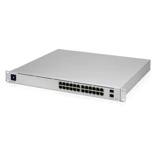 Ubiquiti UniFi Switch Pro-24 PoE – 24-Port Gigabit-Switch - Der Ubiquiti UniFi Switch Pro-24 PoE bietet 24 Ports für eine zuverlässige Netzwerkverbindung. Ideal für professionelle Netzwerkinstallationen mit flexibler PoE-Unterstützung.
