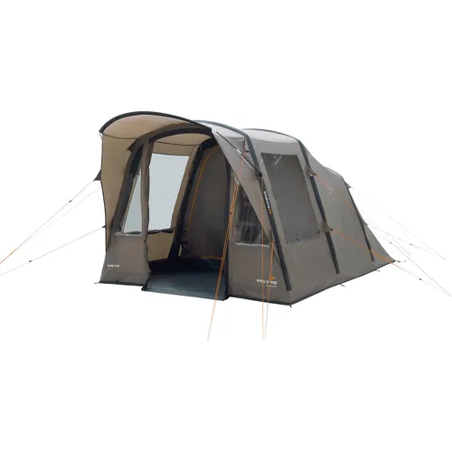 Easy Camp Senja 4 Air - 4-Personen Zelt in Grau - Geräumiges 4-Personen Zelt für Camping, PFC- und PFAS-frei, mit PU-beschichtetem Material und getapten Nähten für optimalen Schutz. Ideal für unvergessliche Abenteuer in der Natur!