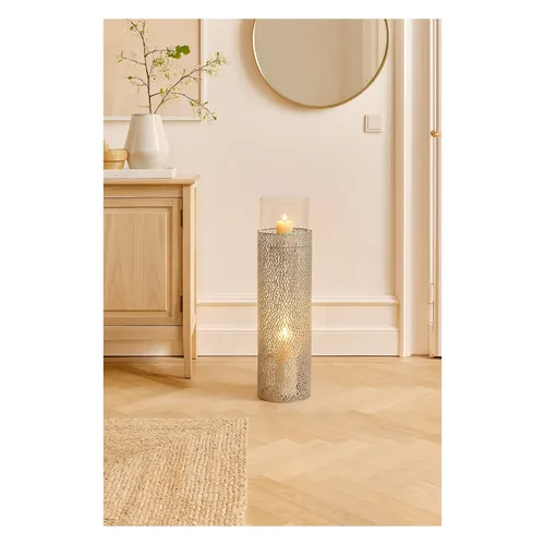 Bodenwindlicht Linda 68 von moebel direkt online - Elegantes Windlicht aus hochwertigem Material, ideal für stimmungsvolle Abende im Garten oder Wohnzimmer.