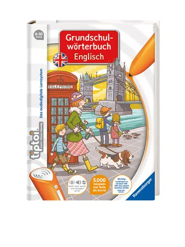Ravensburger tiptoi Grundschulwörterbuch Englisch, ohne Stift