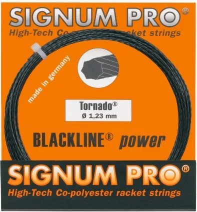 Signum Pro Tennissaite Tornado - 12m Set für Haltbarkeit & Spin - Tennissaiten für höchste Ansprüche: Innovative 7-Eck-Struktur sorgt für optimale Drallfähigkeit, Power und Komfort. Ideal für ambitionierte Spieler.