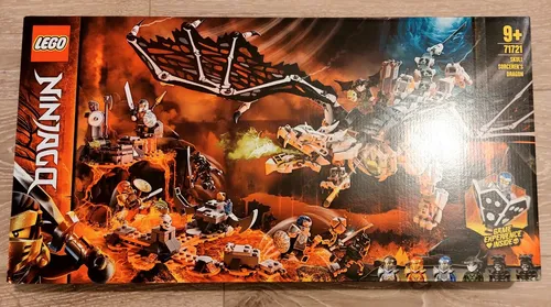 LEGO 71721 Ninjago Drache des Totenkopfmagiers - Detailreiches Ninja-Spielset mit 6 Minifiguren, beweglicher Drache mit Raketen und spannenden Rollenspiel-Abenteuern