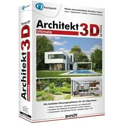 Avanquest Architekt 3D Ultimate 20 - Haus & Garten Design Software - Gestalten Sie Ihr Traumhaus mit der lebenslangen Lizenz für 1 PC. Ideal für kreative Hobbyarchitekten und Gartenliebhaber.