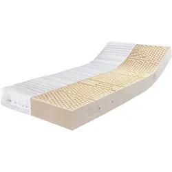 RAVENSBERGER Latexmatratze Ravo-Relax - 160 x 200 cm, Härtegrad H2 - 7-Zonen Komfort-Latexmatratze mit 100% Latex für optimale Körperunterstützung und Druckentlastung. Atmungsaktiv, temperaturregulierend und waschbarer Baumwollbezug sorgen für ein spürbar besseres Schlafgefühl.