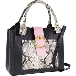VALENTINO BAGS Ragusa VBP24I04P Handtasche Schwarz/Mehrfarbig - Elegante Leder-Handtasche in Schwarz/Mehrfarbig, perfekt für Alltag und besondere Anlässe. Hochwertiges, weiches Leder und goldfarbene Metallbeschläge verleihen der Tasche einen stilvollen Look.