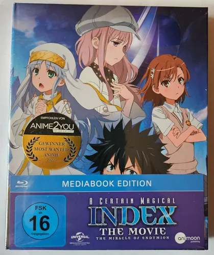 A Certain Magical Index - The Movie - Limited Edition auf Blu-ray - Limited Edition Blu-ray, FSK 16, bietet ein fantastisches Anime-Erlebnis mit deutscher und japanischer Sprache sowie deutschen Untertiteln.
