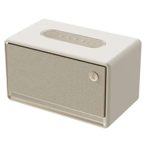 Edifier ES300 - Kabelloser Premium Lautsprecher mit Hi-Res Audio - Tragbare Bluetooth-Lautsprecher mit 60W Hi-Res Audio, 12h Akku und Ambientebeleuchtung für ein stilvolles Klangerlebnis in jedem Raum.