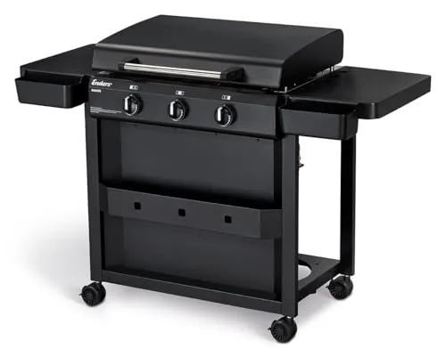 Enders Gasgrill AMARO – Grillvergnügen neu definiert - Grills der Kategorie Grills mit riesiger Edelstahl-Plancha und stufenlos regulierbaren Brennern für perfekte Wende-Mahlzeiten. Praktische Funktionen für ein unvergessliches Grillerlebnis!
