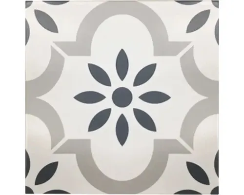 Bodenfliese Feinsteinzeug Casablanca Asolo 20 x 20 cm - Boden- & Wandfliesen, stilvolle weiß-blaue Feinsteinzeugfliese ideal für kreative Wohnraumgestaltungen.