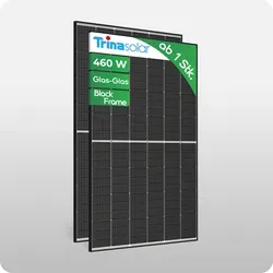 460W  Trina Vertex S+ Solarmodul Black Frame TSM-460-NEG9R.28 - Preis inkl. MwSt. gem. § 12 Abs. 3 UStG