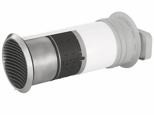 Naber COMPAIR PRIME flow® P-Turbo flow 150 Mauerkasten mit THERMOBOX - Dunstabzugshauben-Zubehör mit energiesparendem THERMOBOX Wärmerückhaltesystem für zuverlässige Wärmeisolierung und modernes N-Klick-System für einfache Montage.
